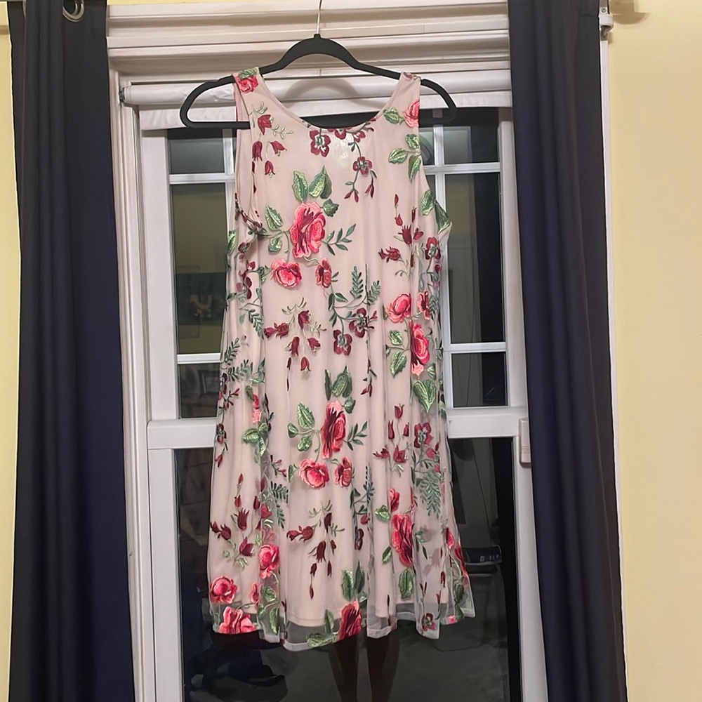 Floral Nude Dress